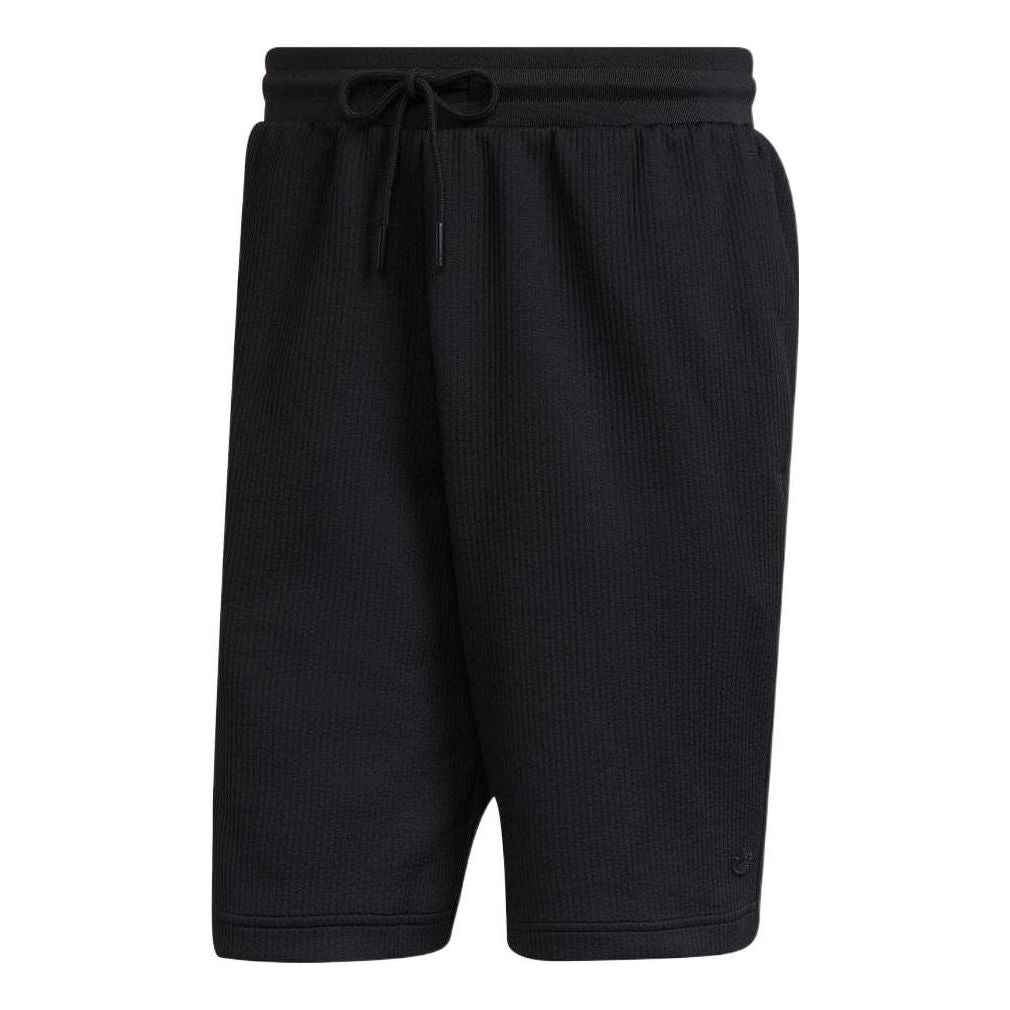 Men's adidas Solid Color Straight Shorts Black HC4616