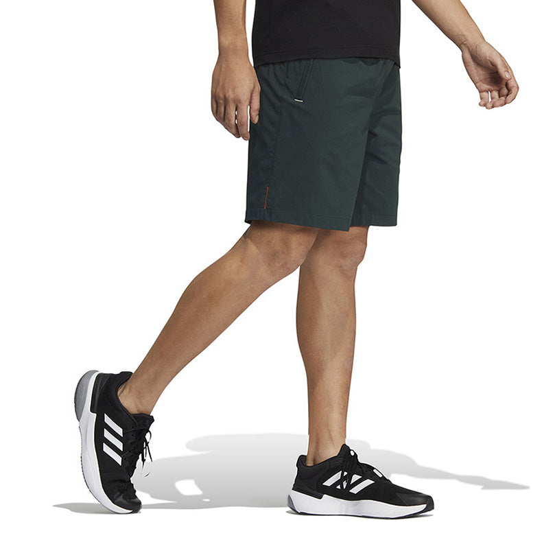 Image of Men's adidas Logo Printing Woven Thin Breathable Sports Shorts Green HM2973