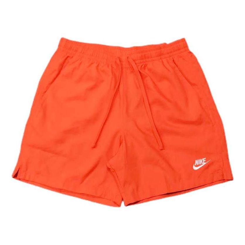 Image of Nike Sportswear Woven Shorts 'Orange' AR2383-842