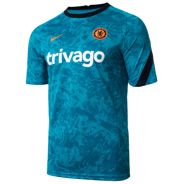 Image of Nike Chelsea Pre-Match Training Jersey (Aquamarine)