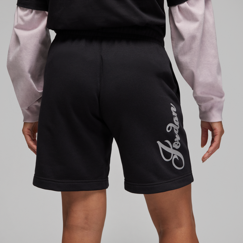 (WMNS) Air Jordan Brooklyn Fleece Shorts 'Black' DZ3388-010