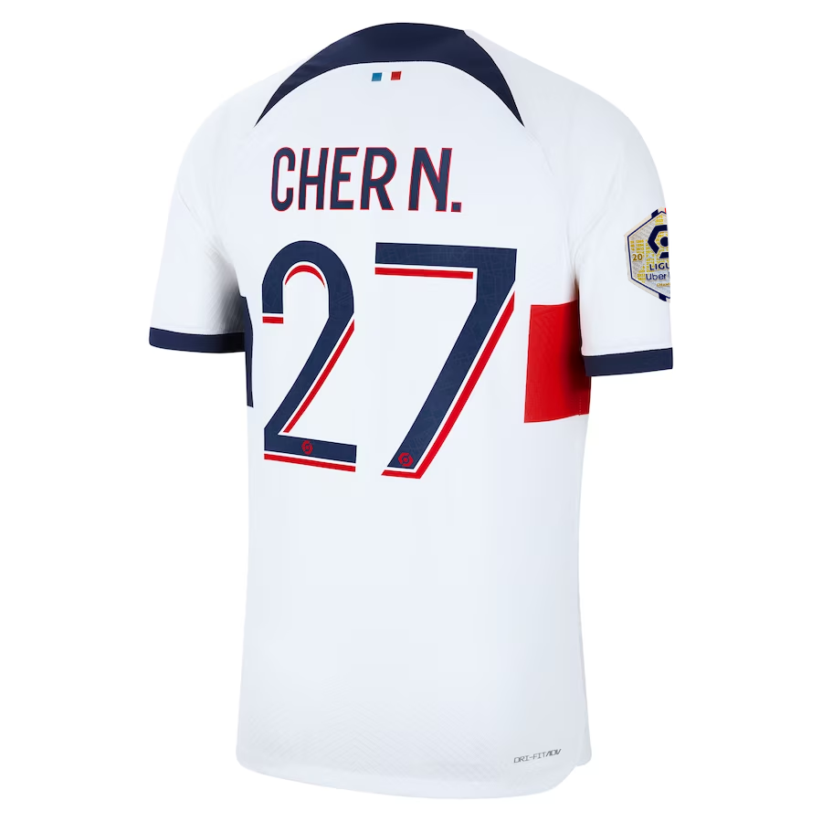قميص Nike Paris Saint Germain Original Cher Match Vaporknit Away مع الدوري الفرنسي الدرجة الأولى