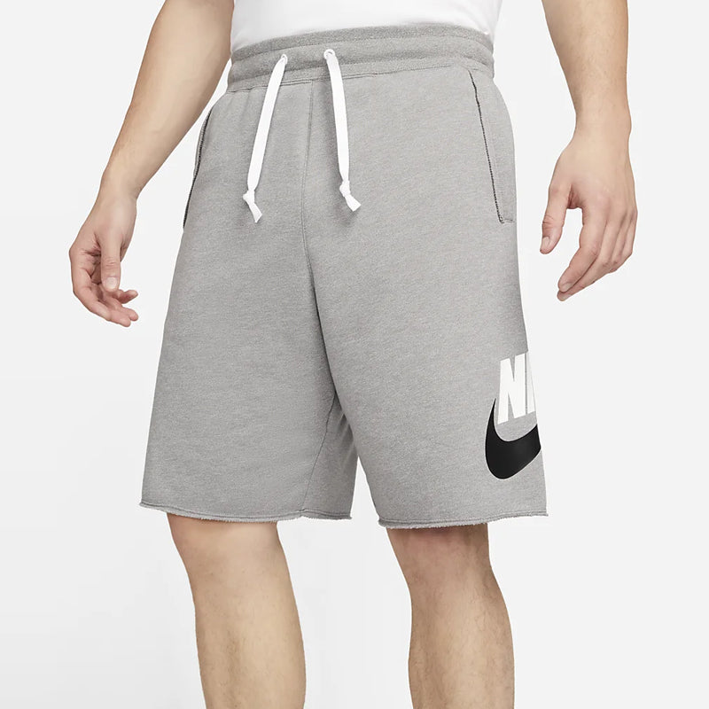 Men's Nike Lacing Breathable Logo Sports Shorts Gray DM6817-029