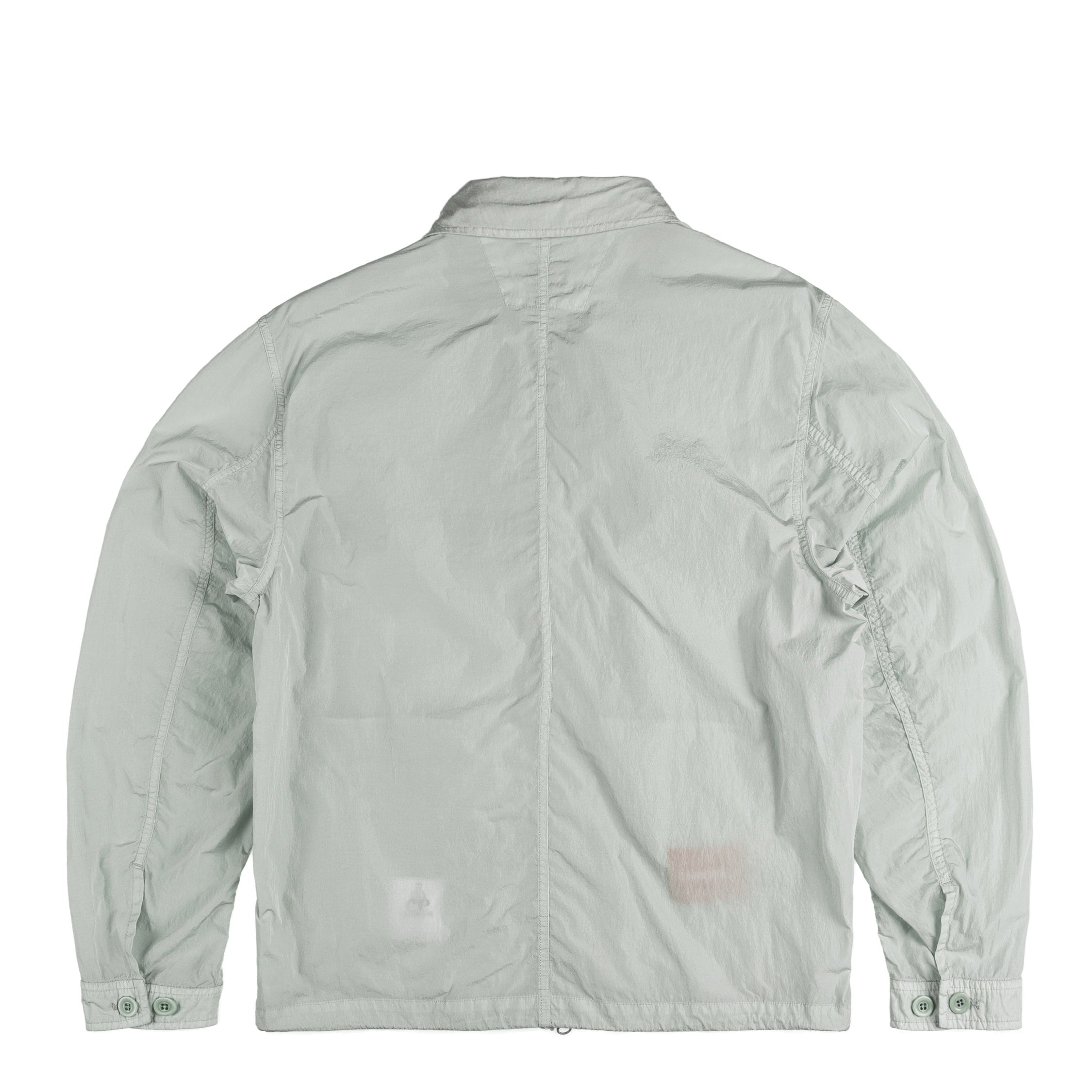 Image of C.P. Company Chrome-R Full Zip Logo Overshirt