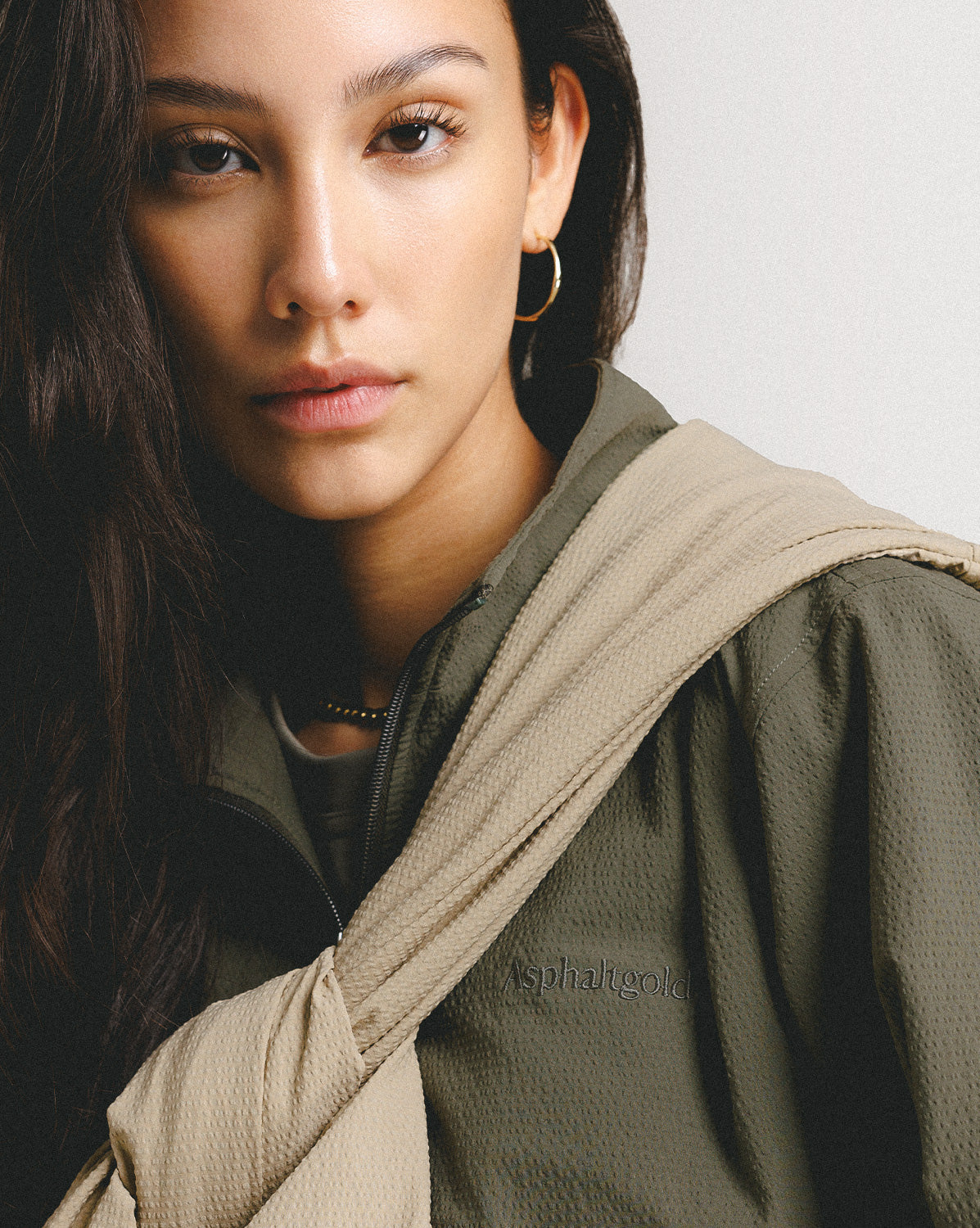 Asphaltgold Summer Essential Track Jacket onfeet