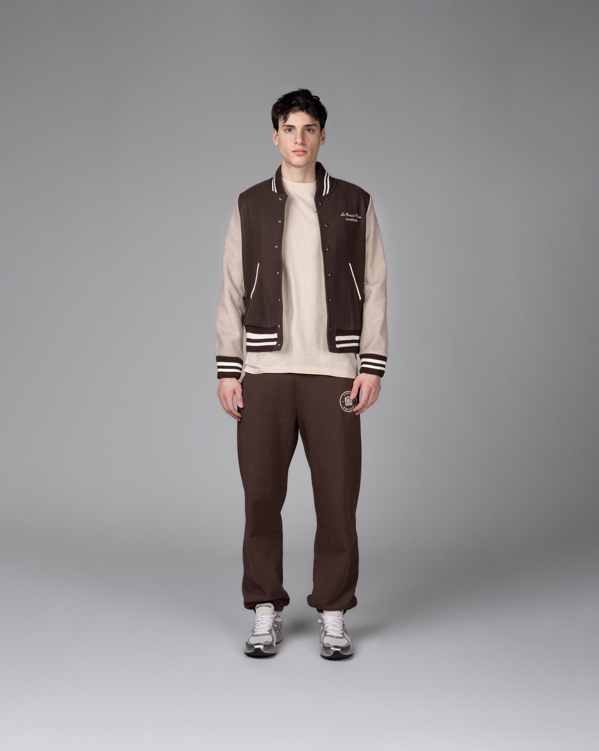 Sporty & Rich Faubourg Wool Varsity Jacket