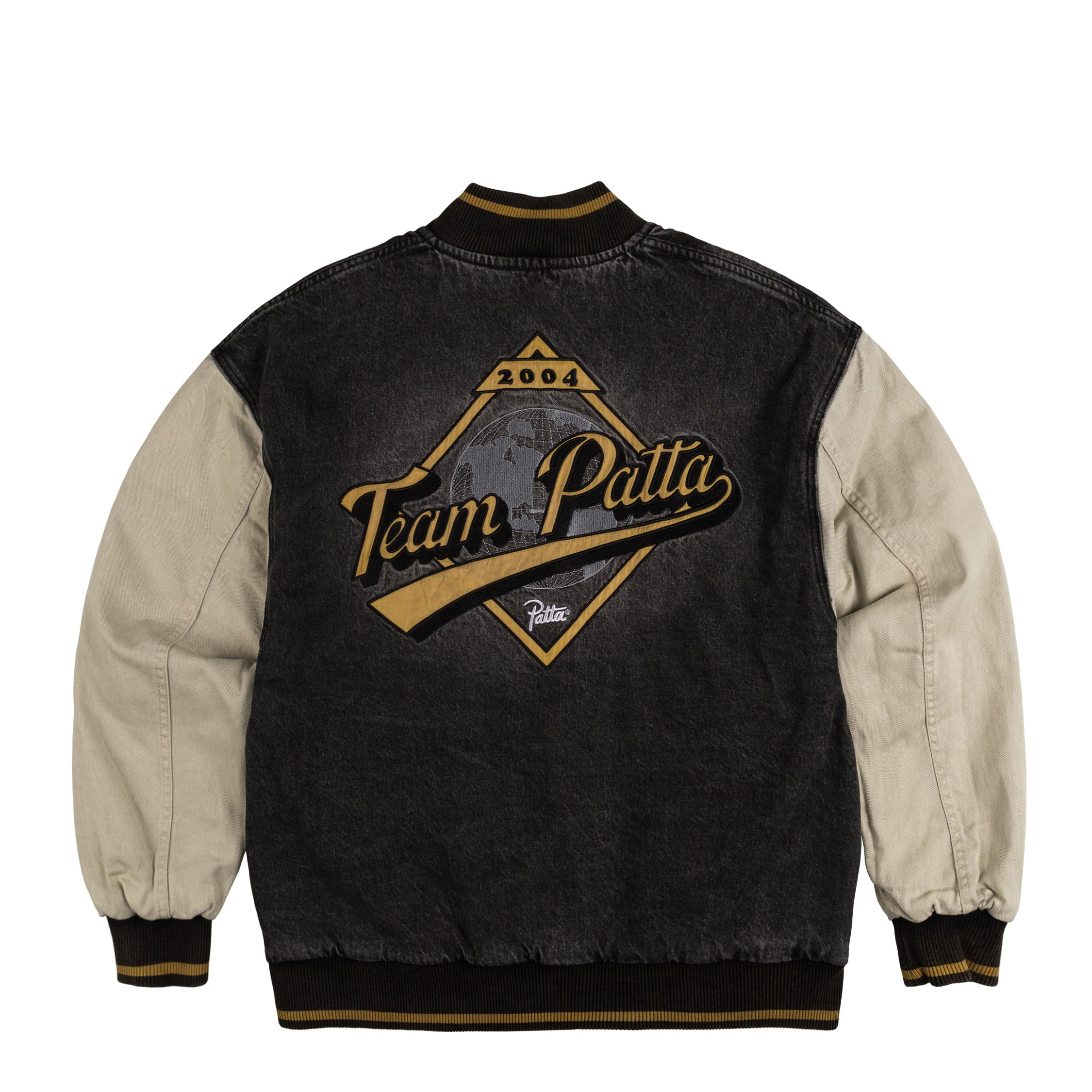 Image of Patta Homerun Denim Varsity Jacket