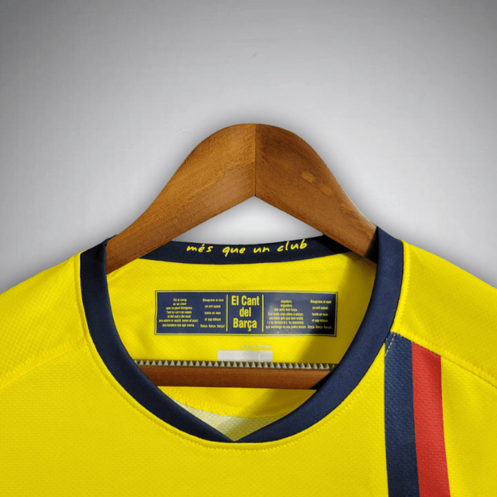 Image of FC Barcelona 2008 - 2009 Long Sleeve Away Kit - Premium Quality Jersey at FootballPrestige.com
