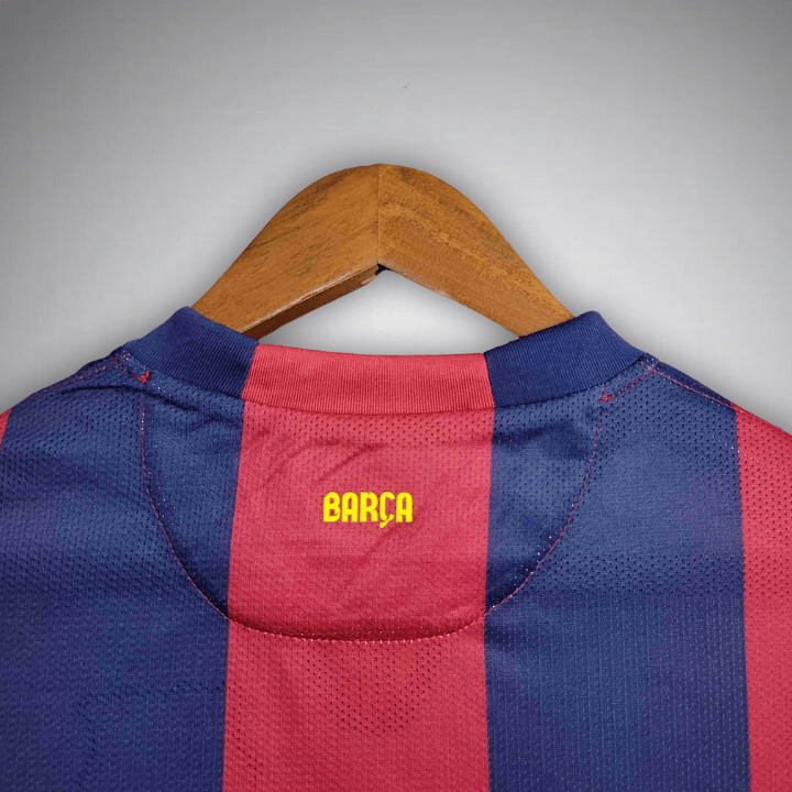 Image of FC Barcelona 2014 - 2015 Long Sleeve Home Kit - Premium Quality Jersey at FootballPrestige.com