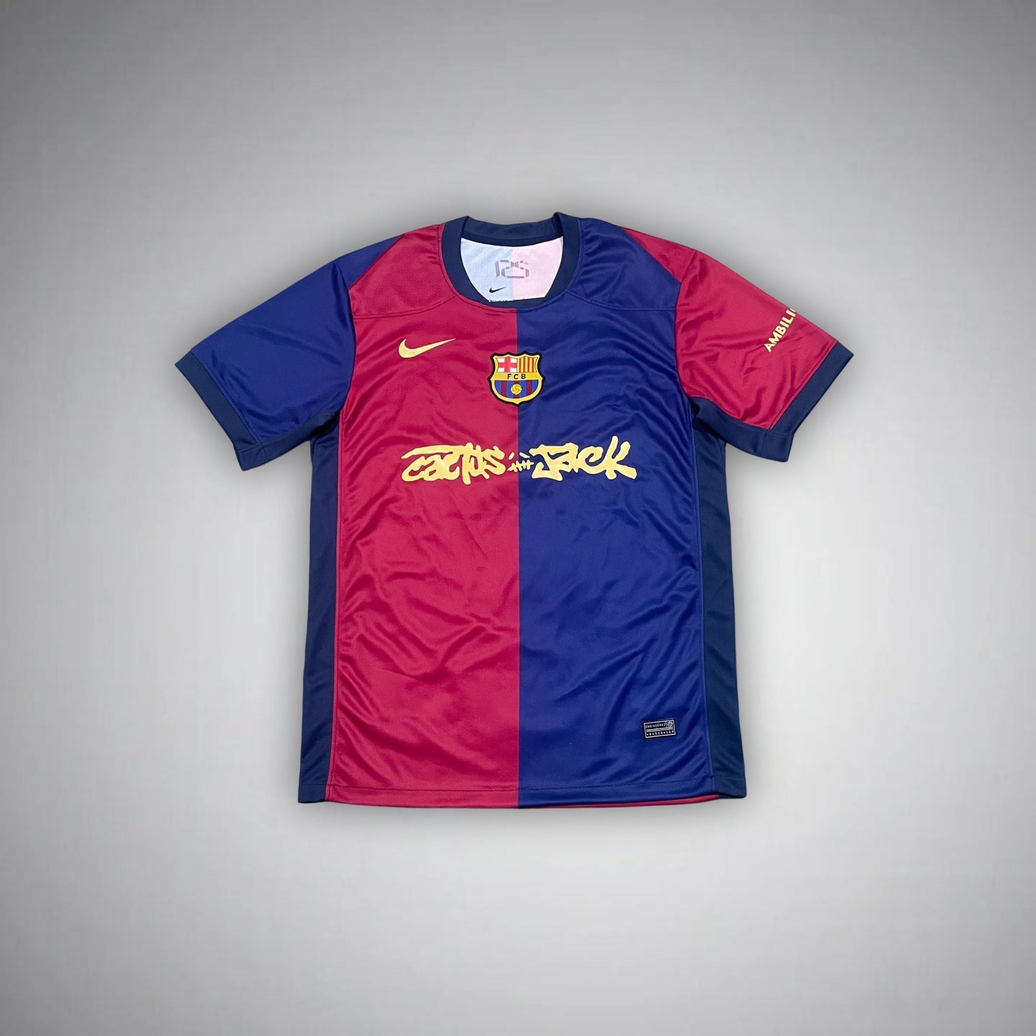 Image of FC Barcelona x Cactus Jack Limited Edition Home Kit - Premium Quality Jersey at FootballPrestige.com
