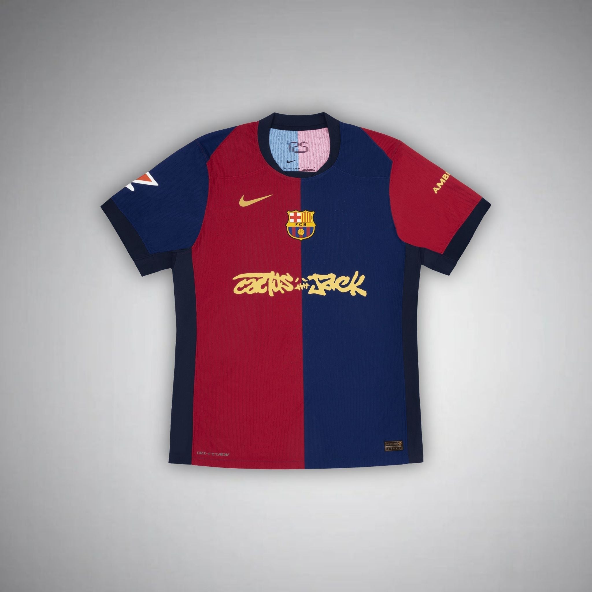 Image of FC Barcelona x Cactus Jack Limited Edition Home Kit - Premium Quality Jersey at FootballPrestige.com