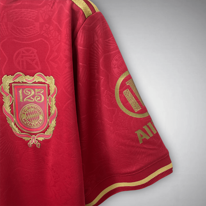 Image of FC Bayern 125 Anniversary Premium Kit - Premium Quality Jersey at FootballPrestige.com