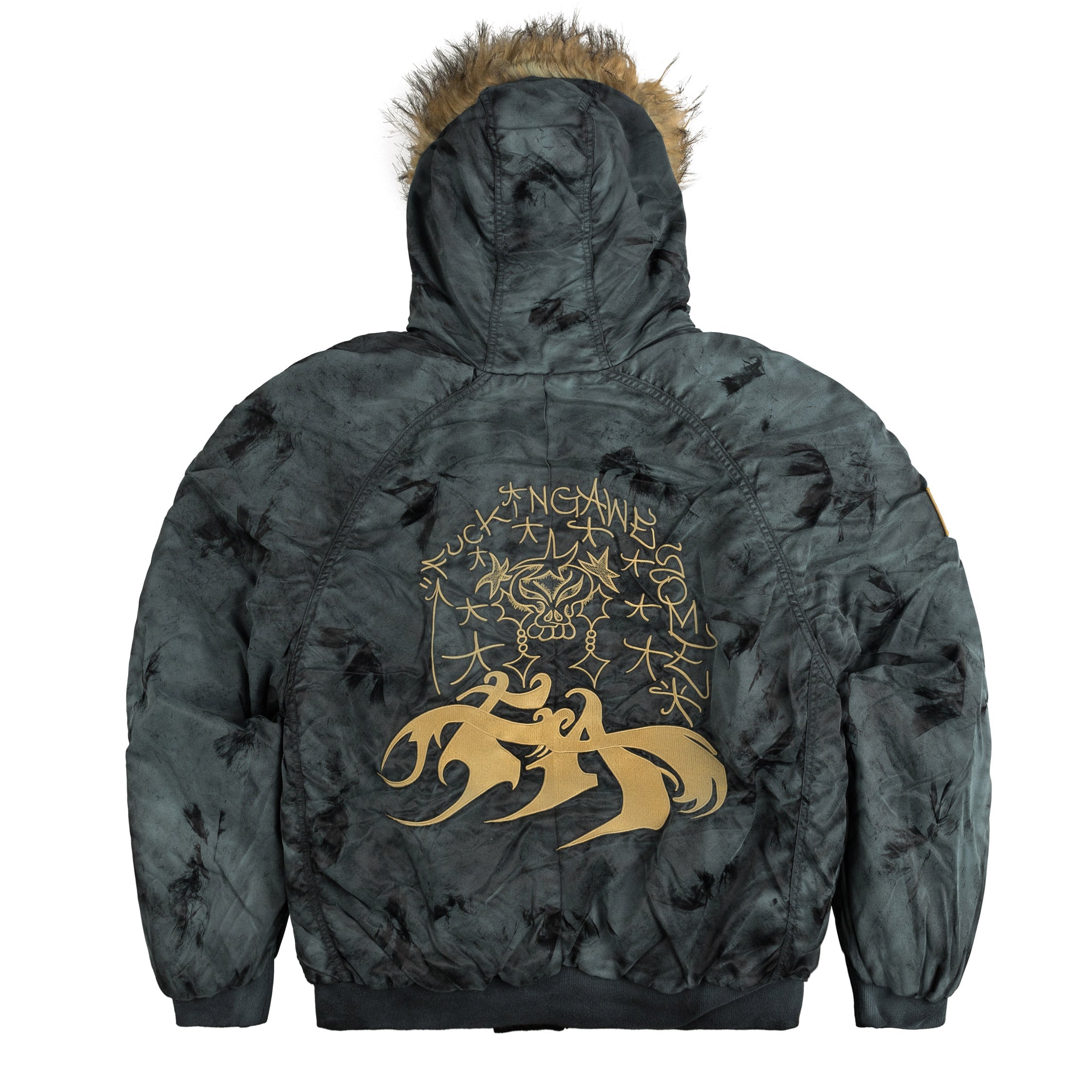 Image of Fucking Awesome Savie Hooded Bomber Jacket