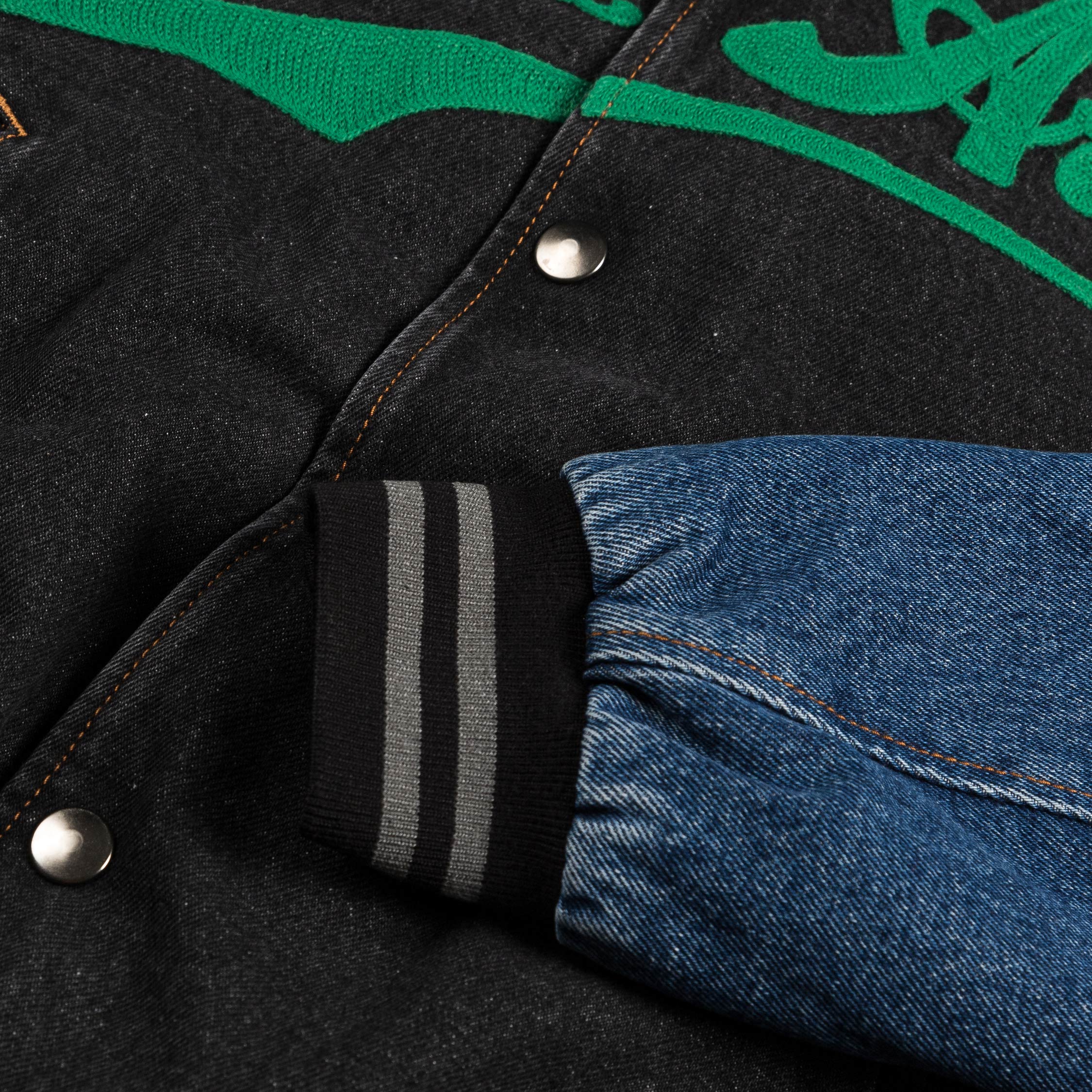 Image of Aries Varsity Denim Jacket