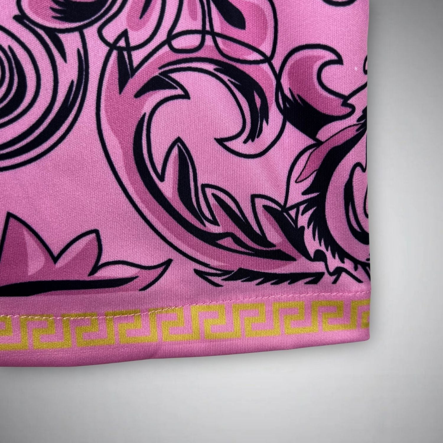 Italy "Versace" Premium Pink Kit - Premium Quality Jersey at FootballPrestige.com