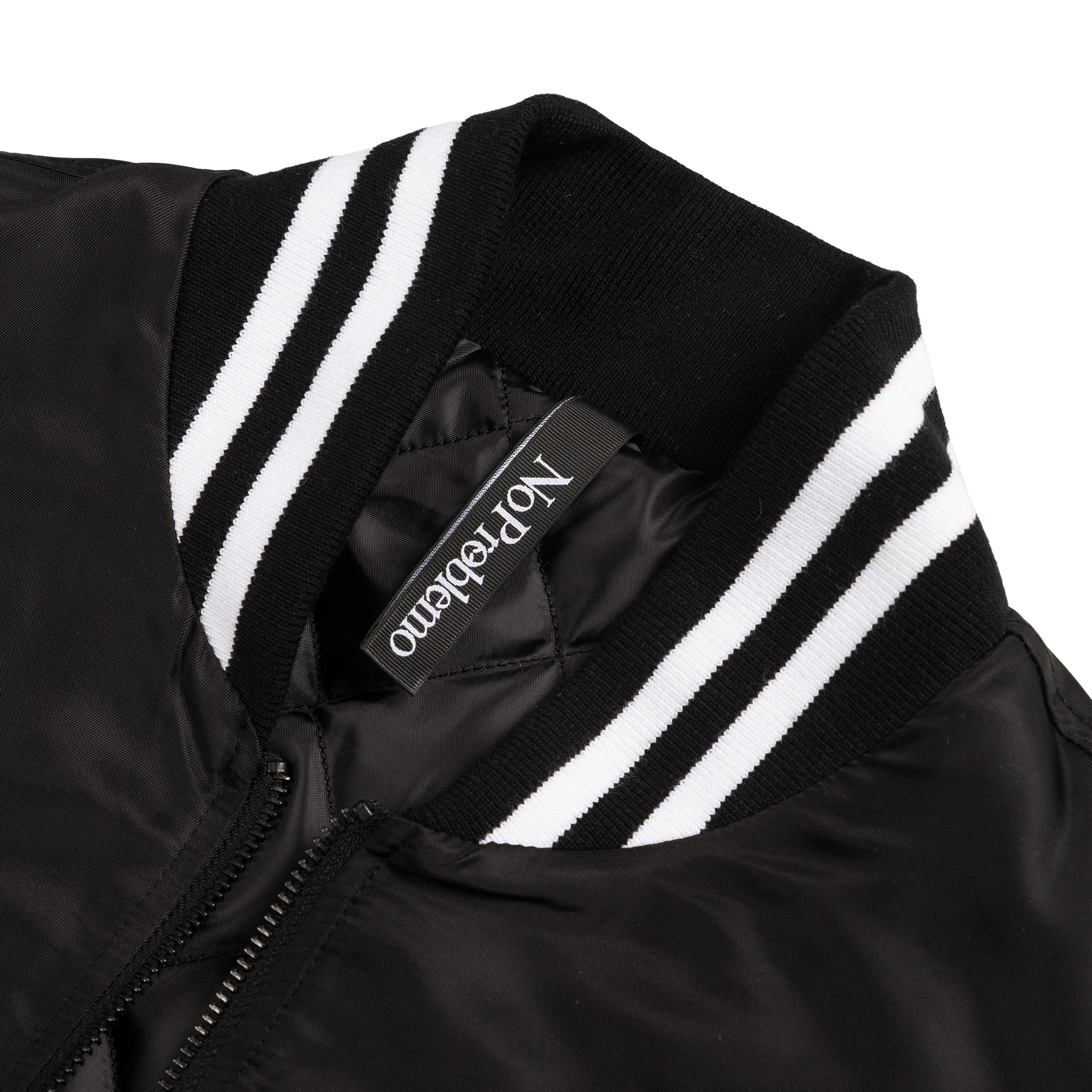 Image of No Problemo NYP Nylon Varsity Jacket