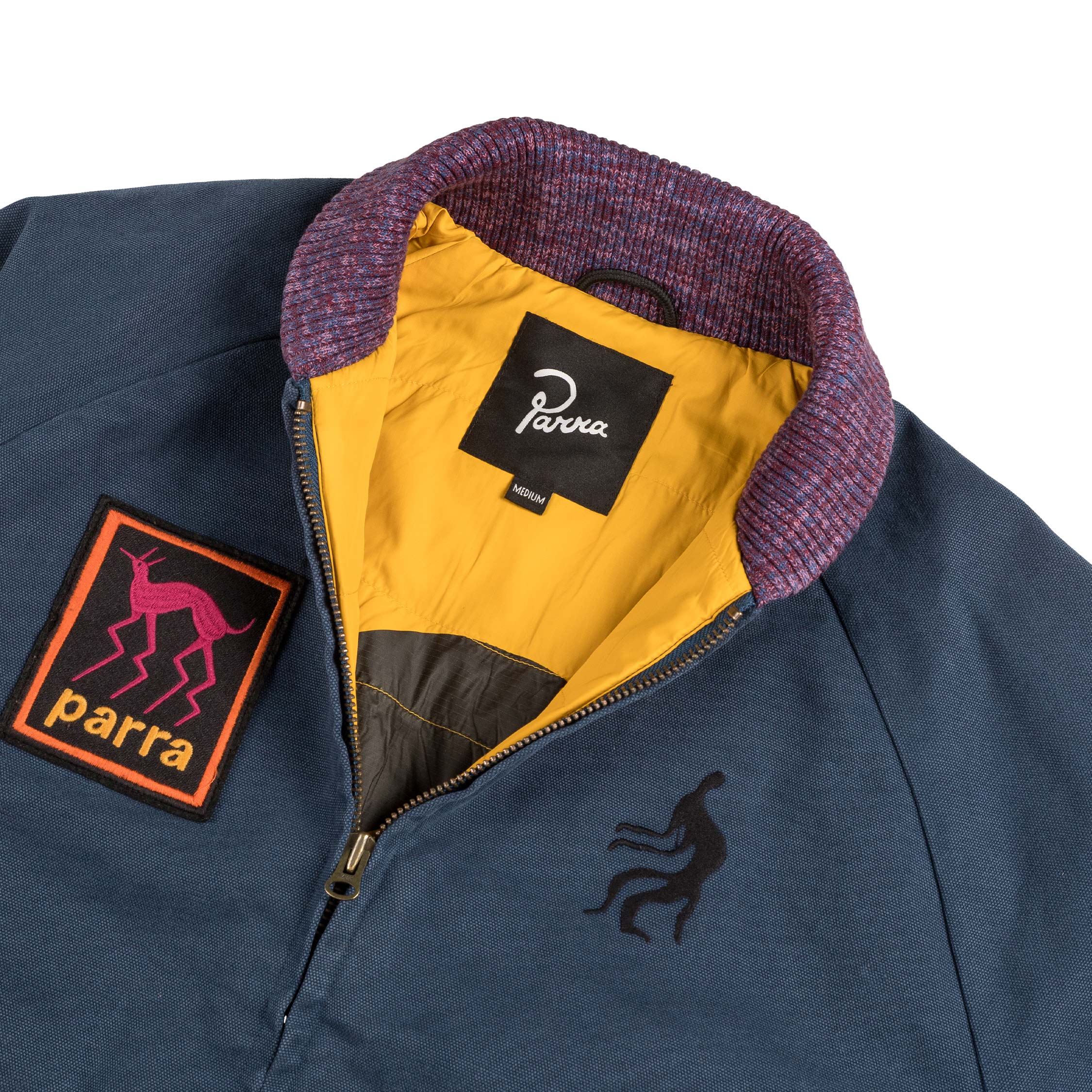 Image of By Parra Skull Stalker Varsity Jacket