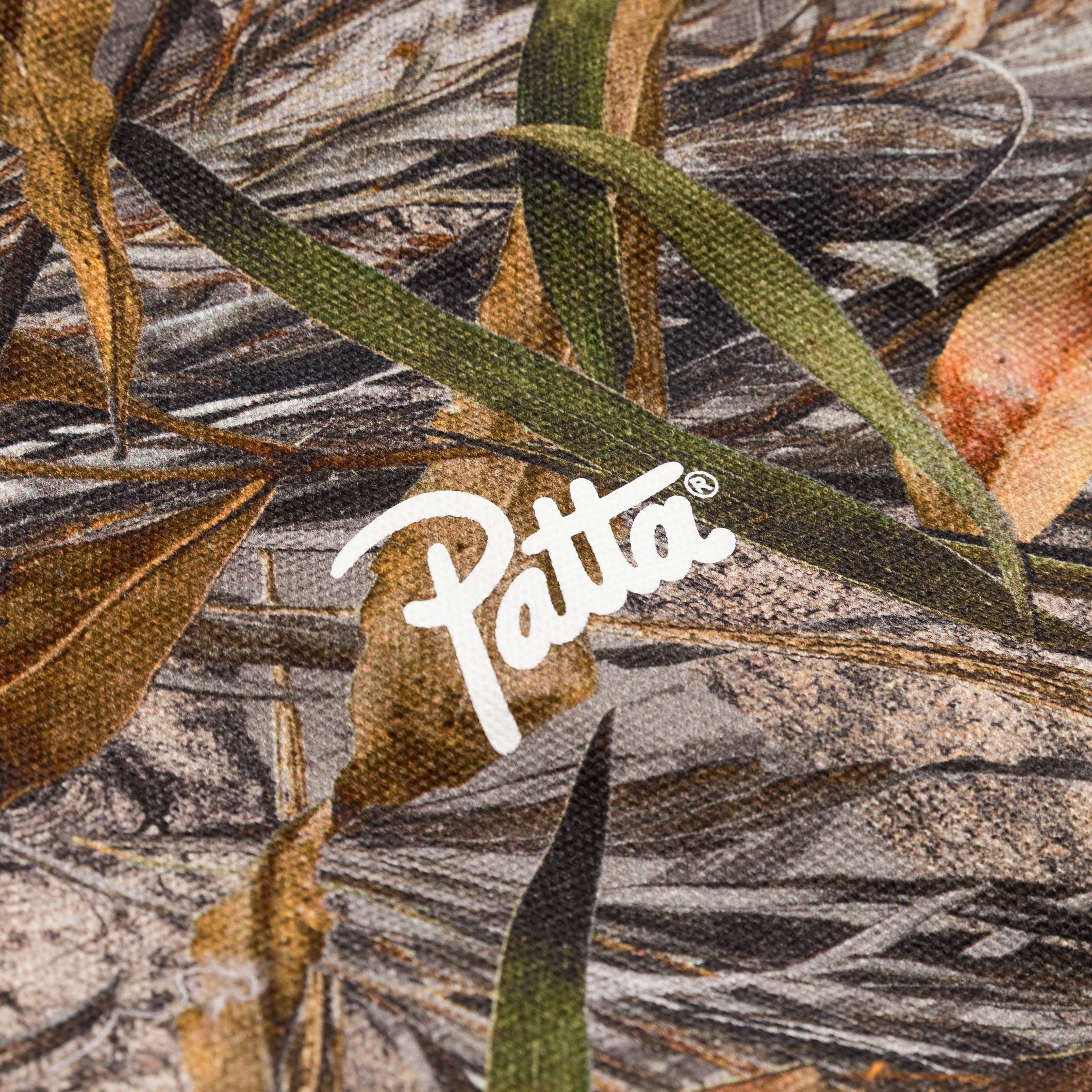 Image of Patta Nature Print Reversible Canvas Bomber Jacket