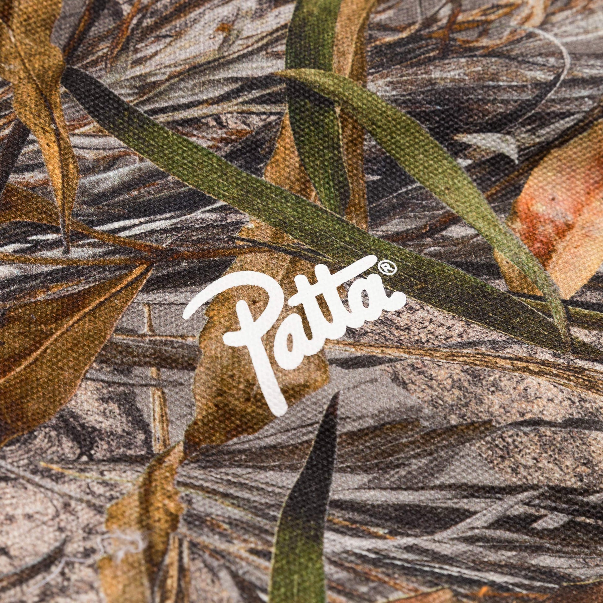 Patta Nature Print Reversible Canvas Bomber Jacket