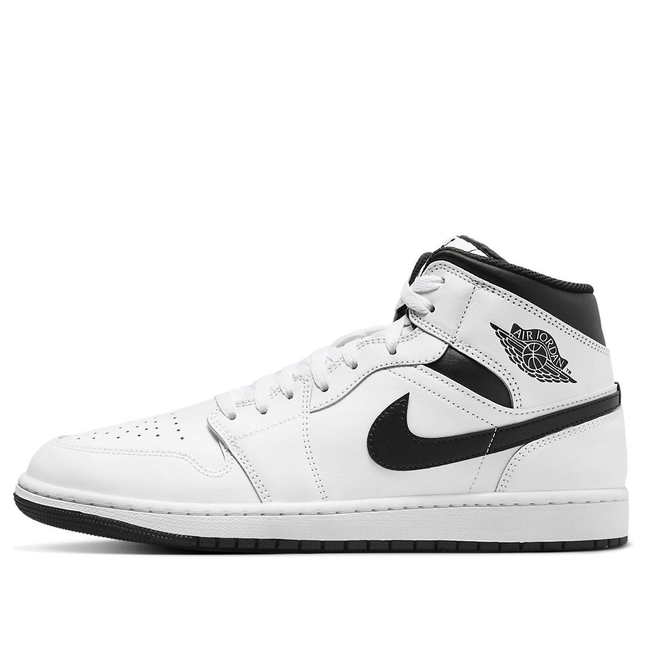 Image of Air Jordan 1 Mid 'White Black' DQ8426-132