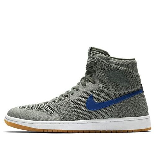 (GS) Air Jordan 1 Retro High Flyknit 'Clay Green' 919702-333