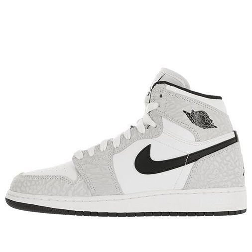 (GS) Air Jordan 1 Retro High Premium 'White Black' 838850-106