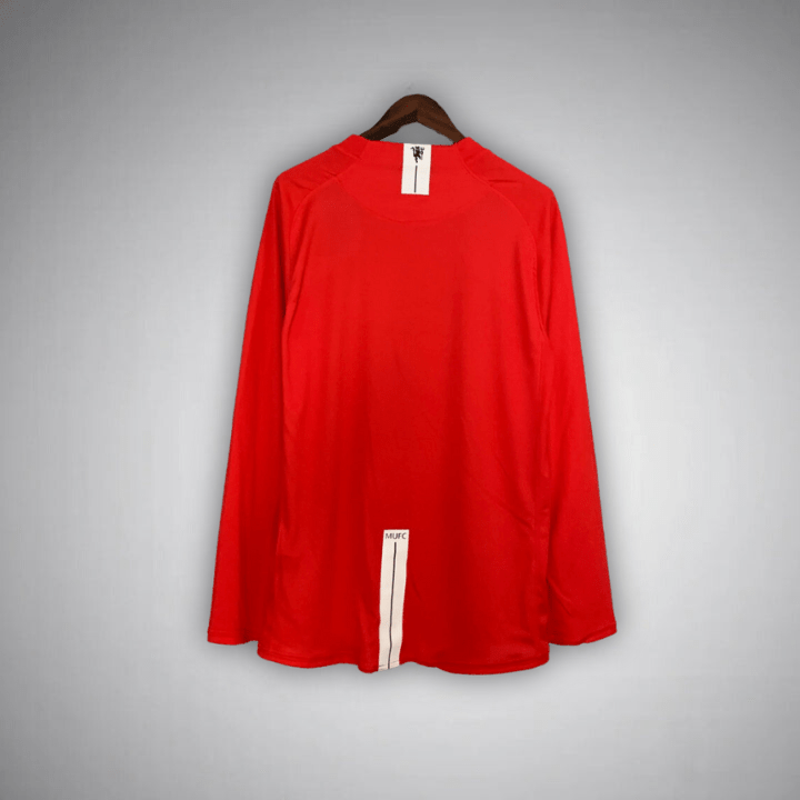 Image of Manchester United 2007 - 2008 Home Kit - Premium Quality Jersey at FootballPrestige.com
