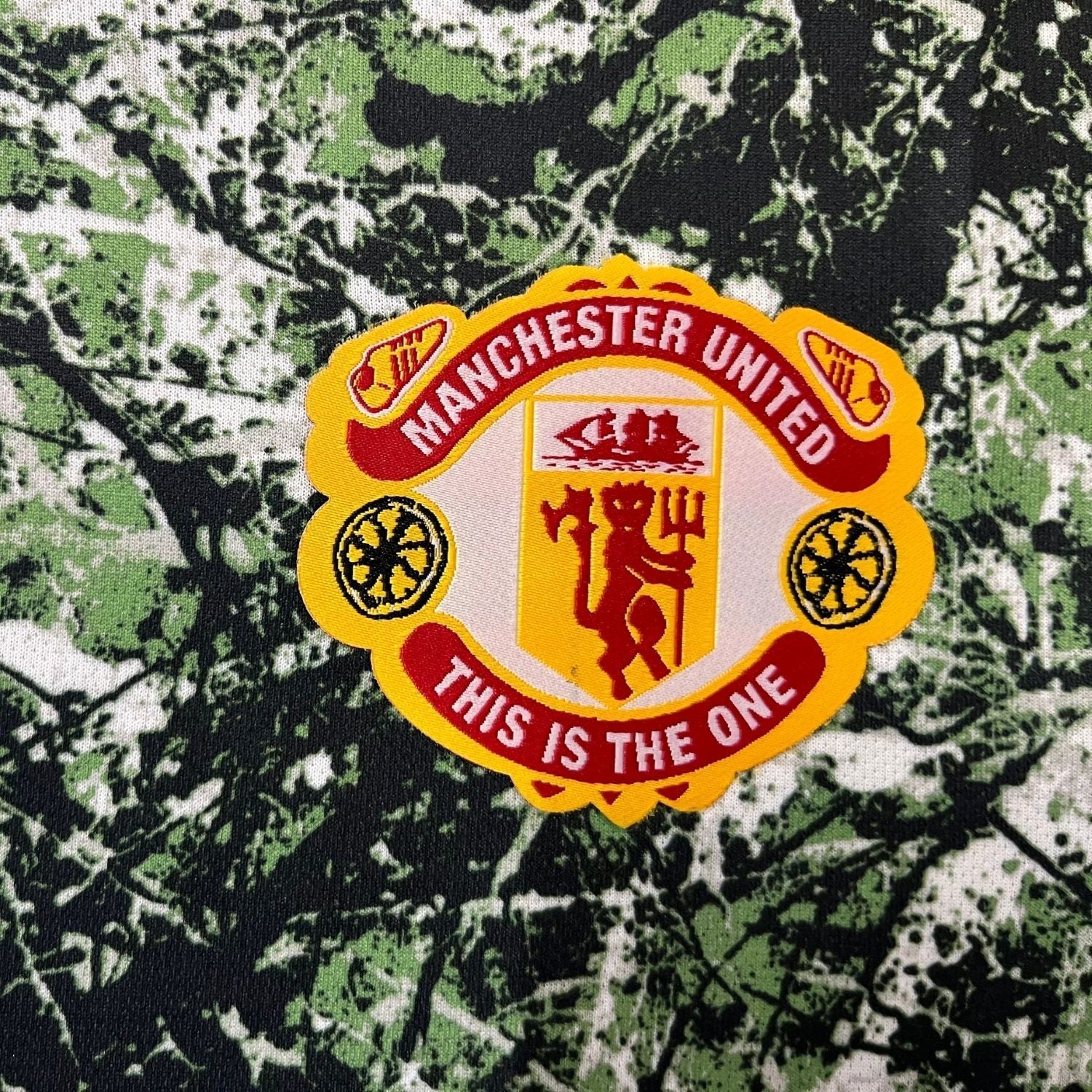 Image of Manchester United X Stone Roses Premium Kit - Premium Quality Jersey at FootballPrestige.com