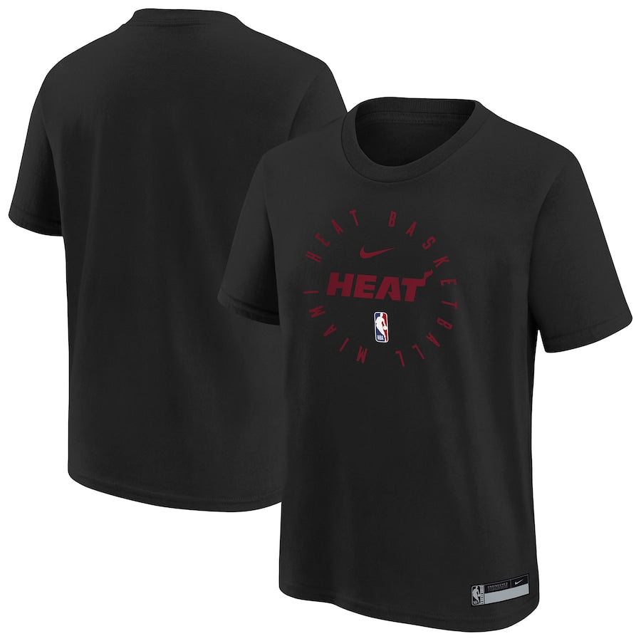 Image of Miami Heat 2025 Practice Legend Dri-Fit NBA Youth T-Shirt