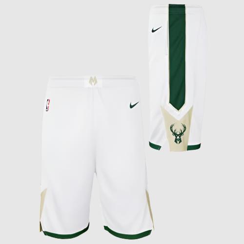 Image of Milwaukee Bucks Association Edition Swingman Youth NBA Shorts