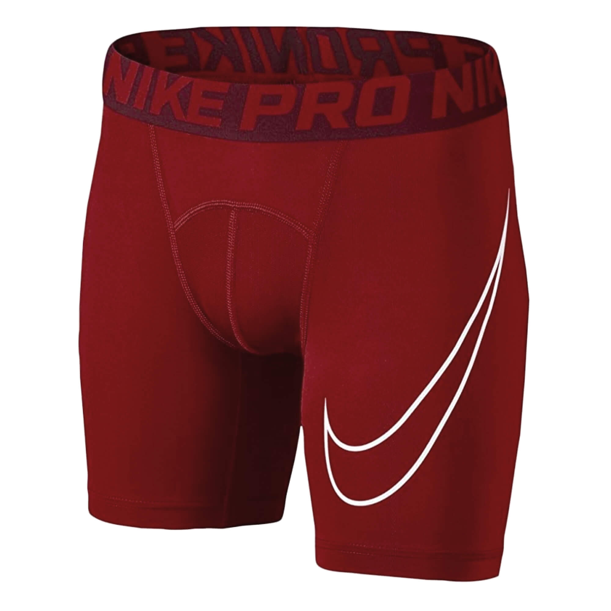 Image of Nike Kids Pro Hypercool Compression Tights Red/White Front