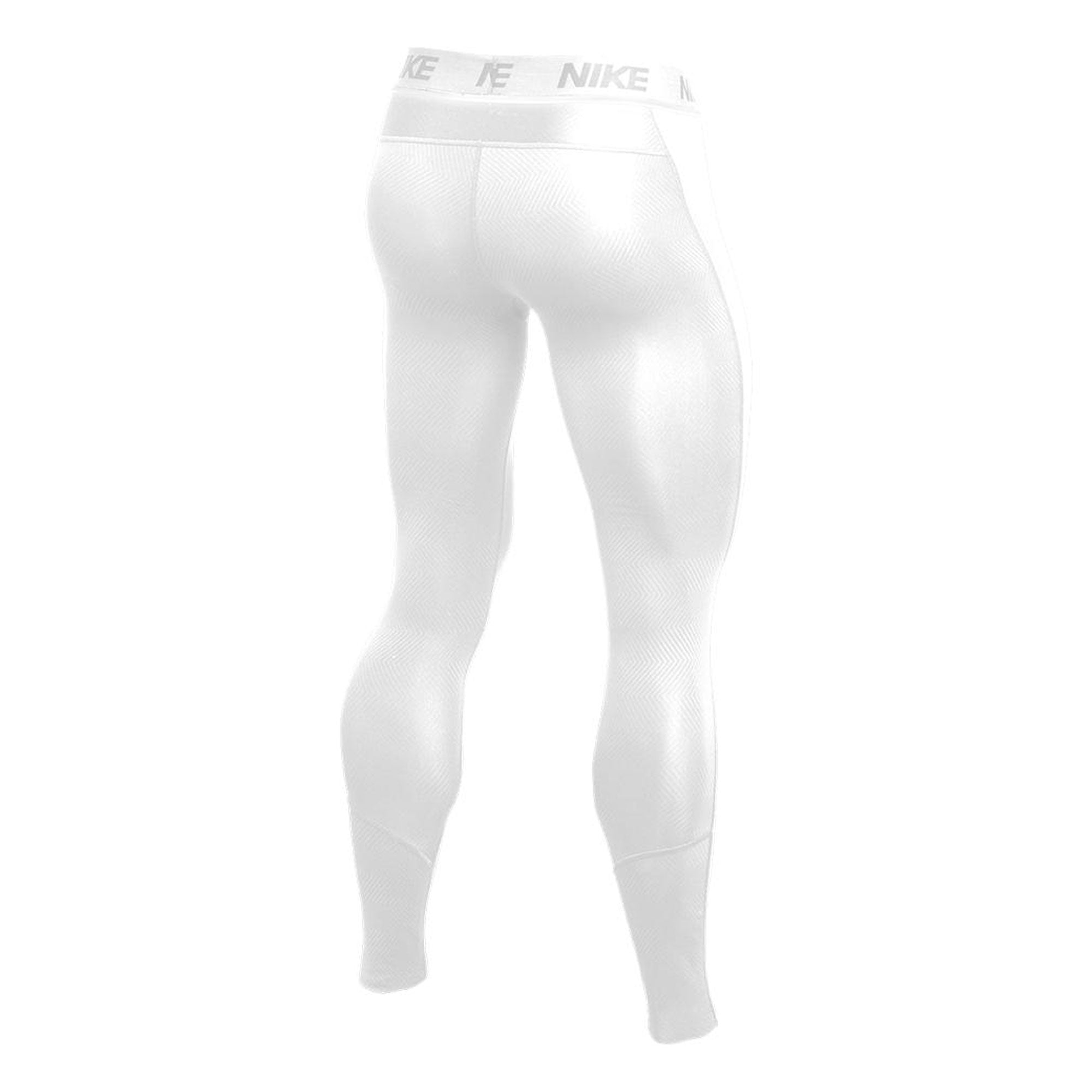 Nike Men's Pro Therma Training Tights White/Black Back