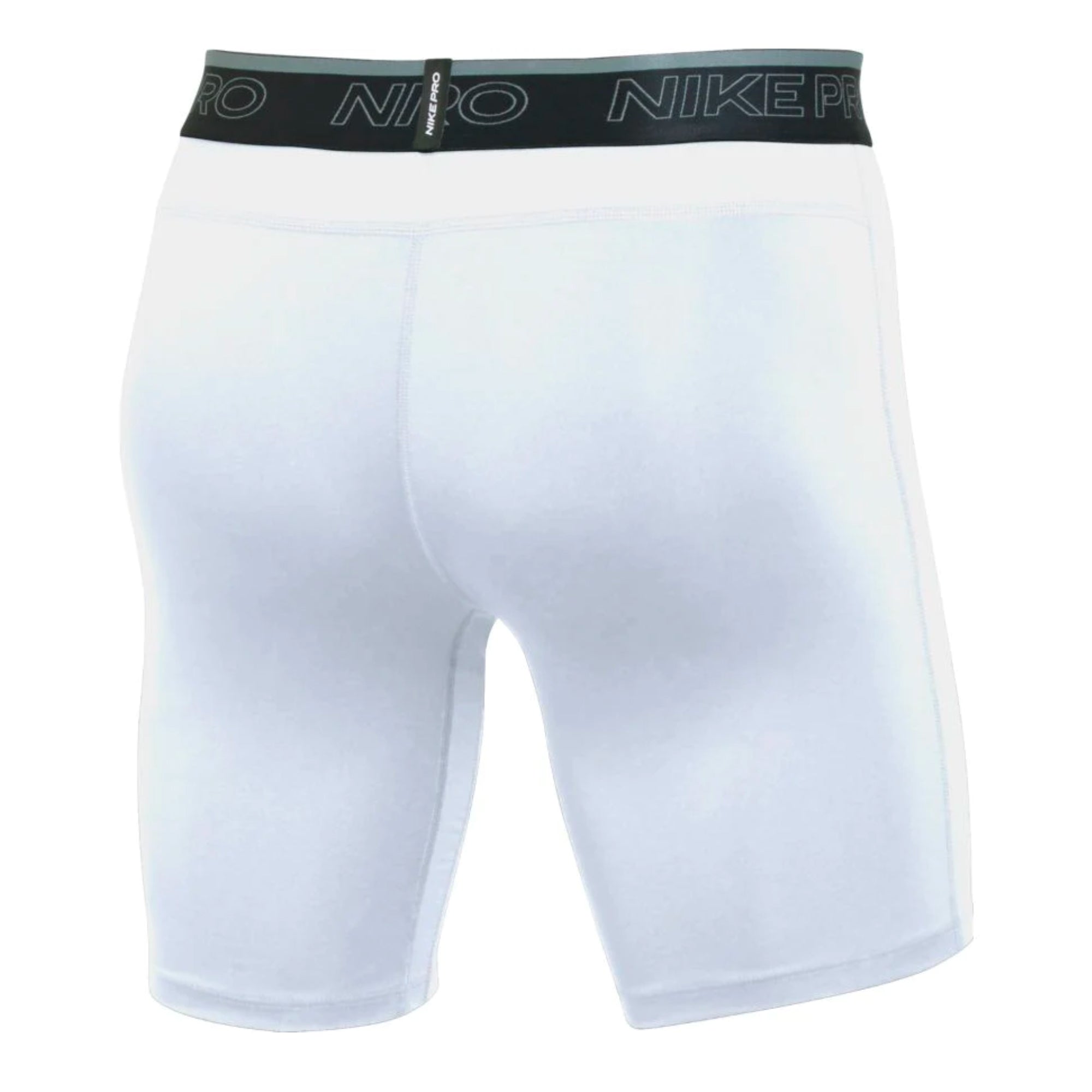 Image of Nike Men's Pro Tight Shorts White/Black Back