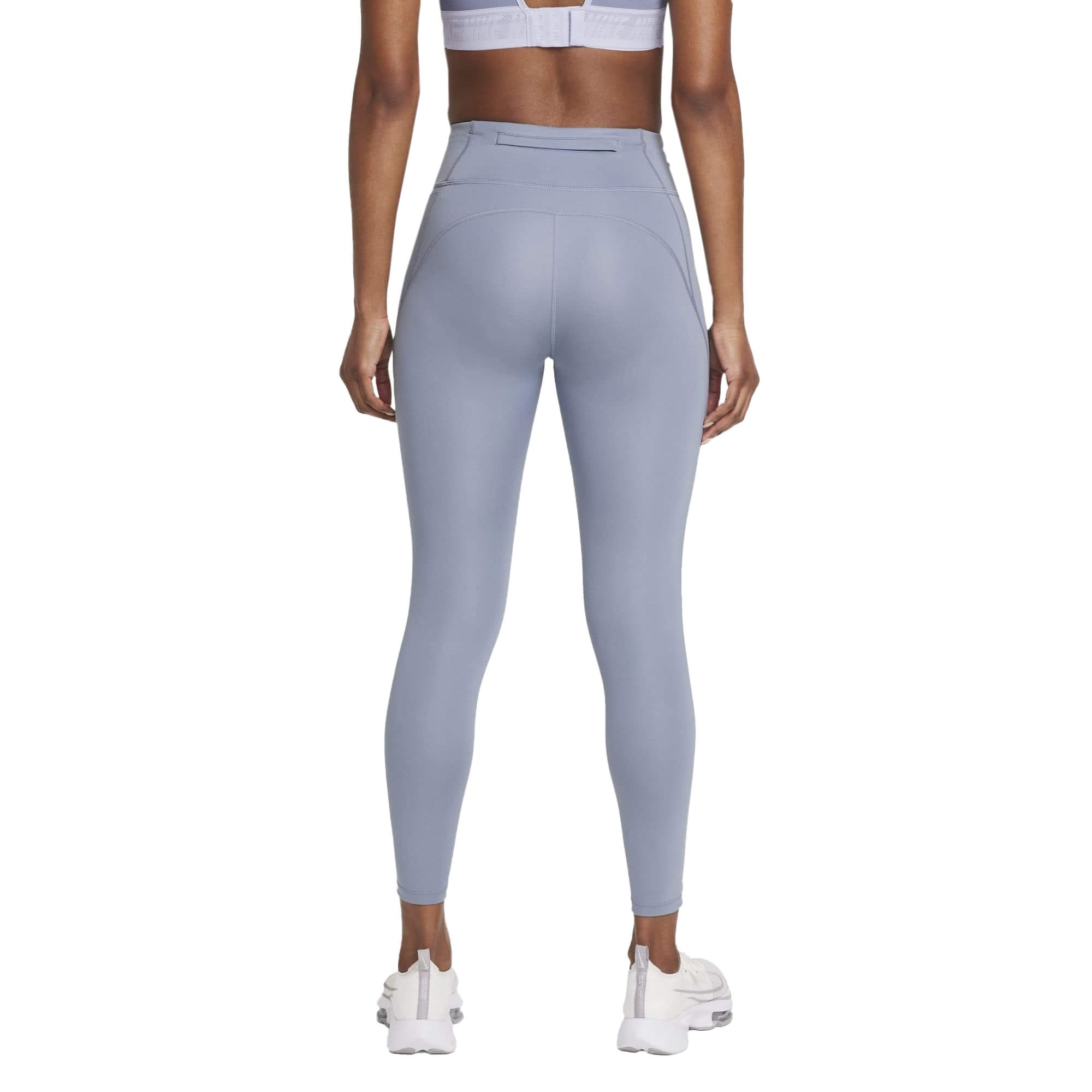 Nike Women's Dri-Fit One Mid-Rise Tights Ashen Slate/White Back