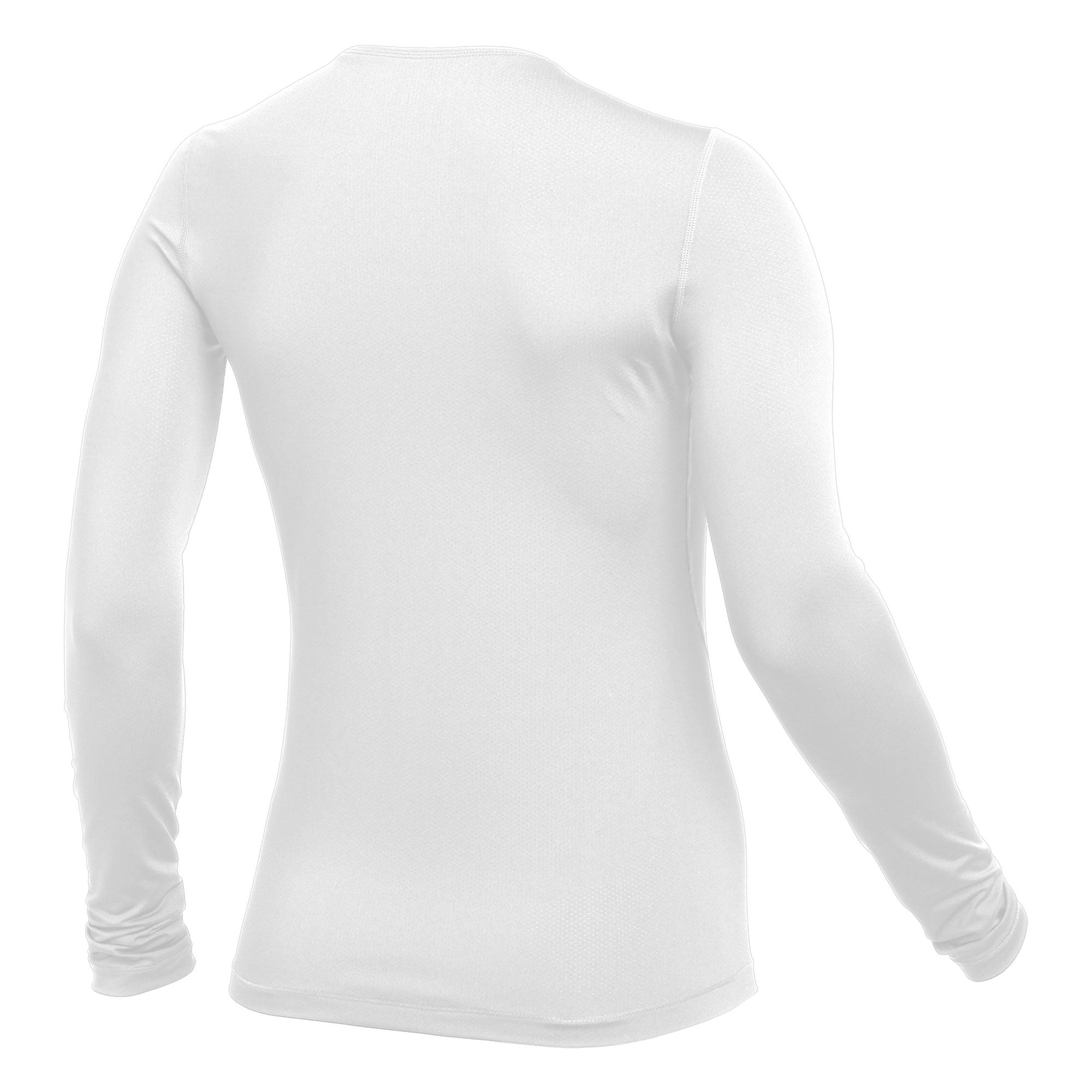 Image of Nike Women's Pro All Over Mesh Training Long Sleeve Top White Back