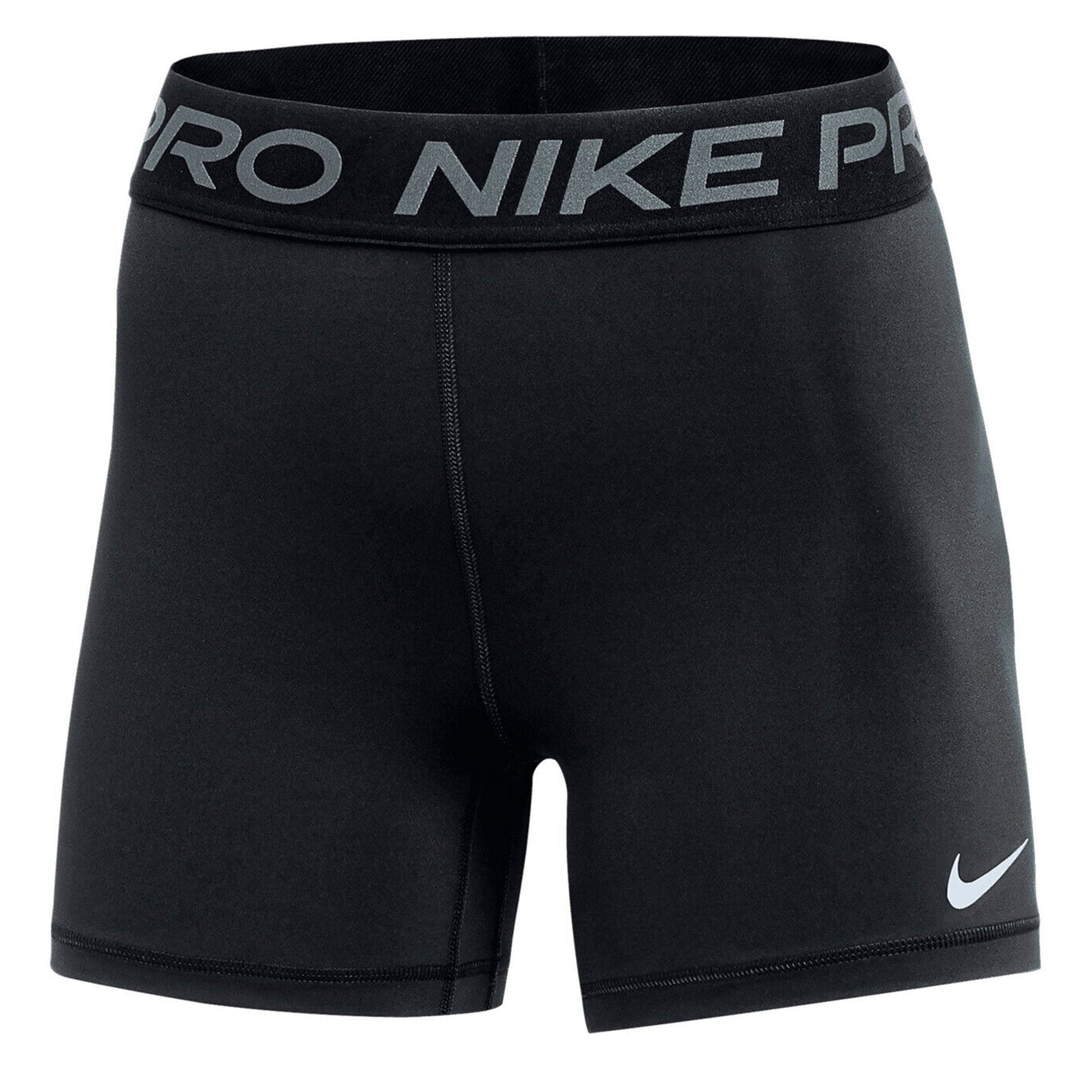 Nike Women's Pro Short Tights Black Front