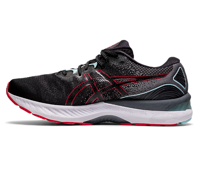 Image of Men's Asics Gel Nimbus 23 (Black/Electric Red)