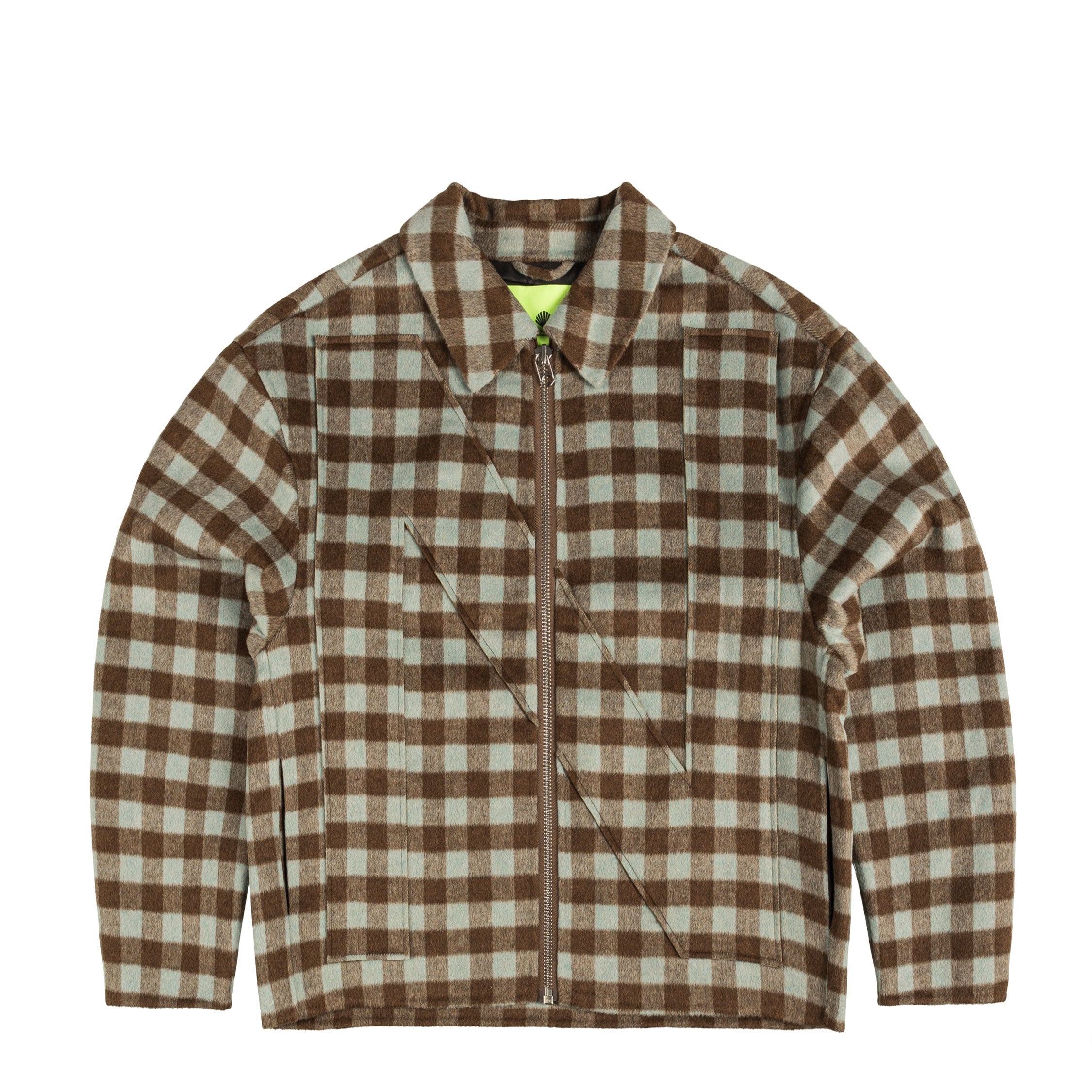 Image of New Amsterdam Surf Association Wool Check Overshirt