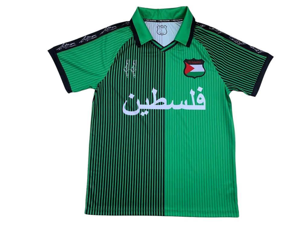 Palestine Green (Denmark) Retro Football Shirt