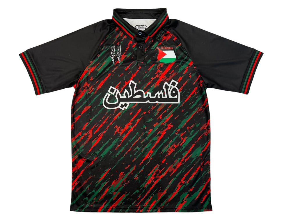 Palestine Paint Splatter Football Shirt