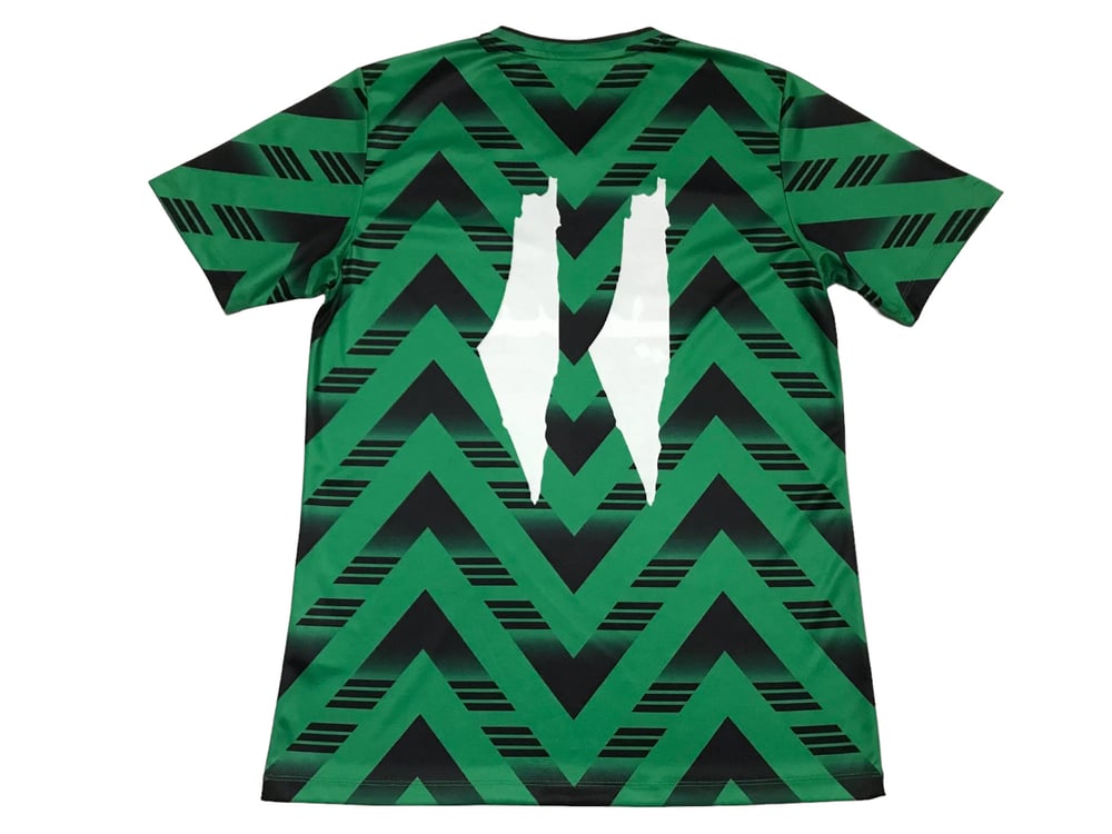 Palestine Retro (Green/Black) Football Shirt