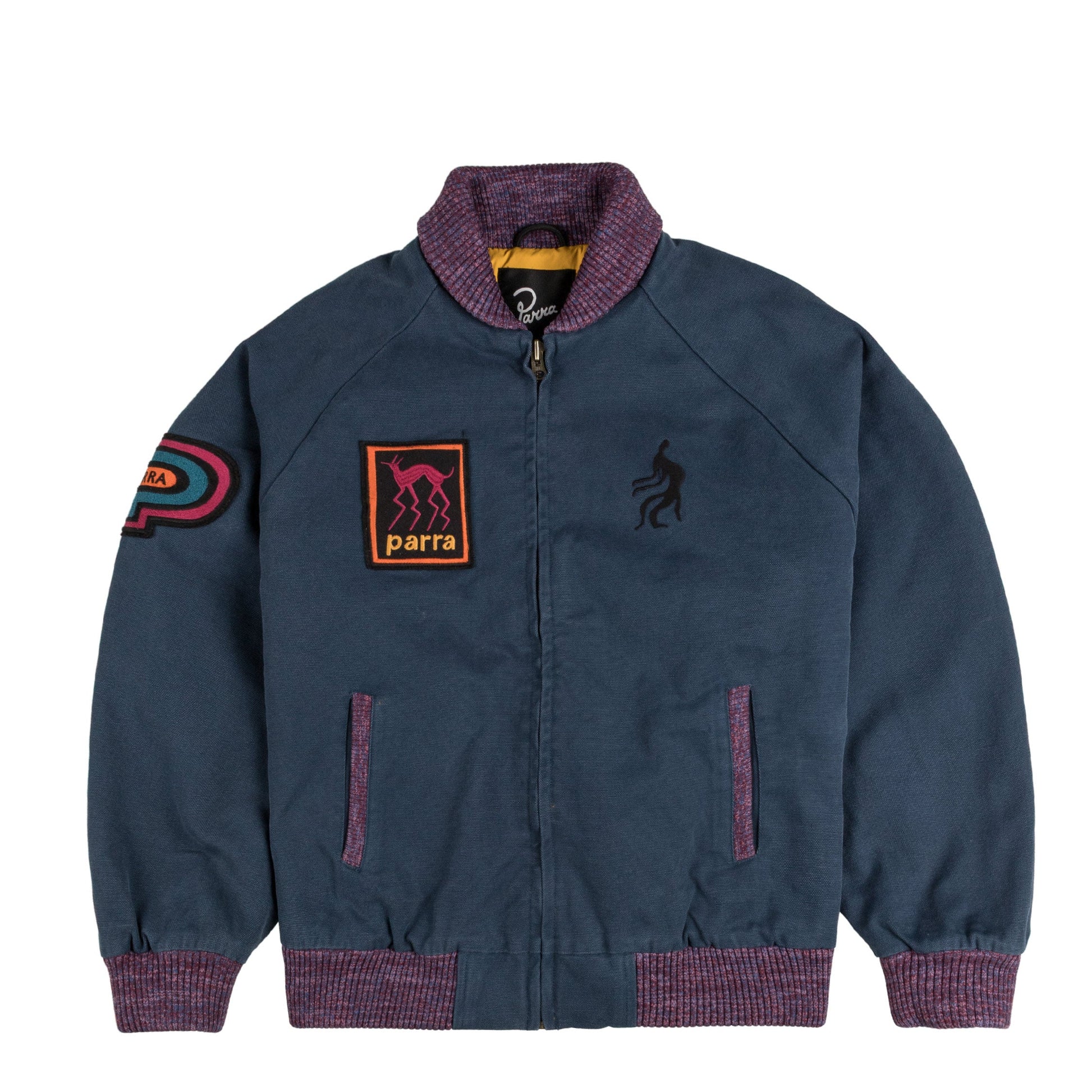 By Parra Skull Stalker Varsity Jacket