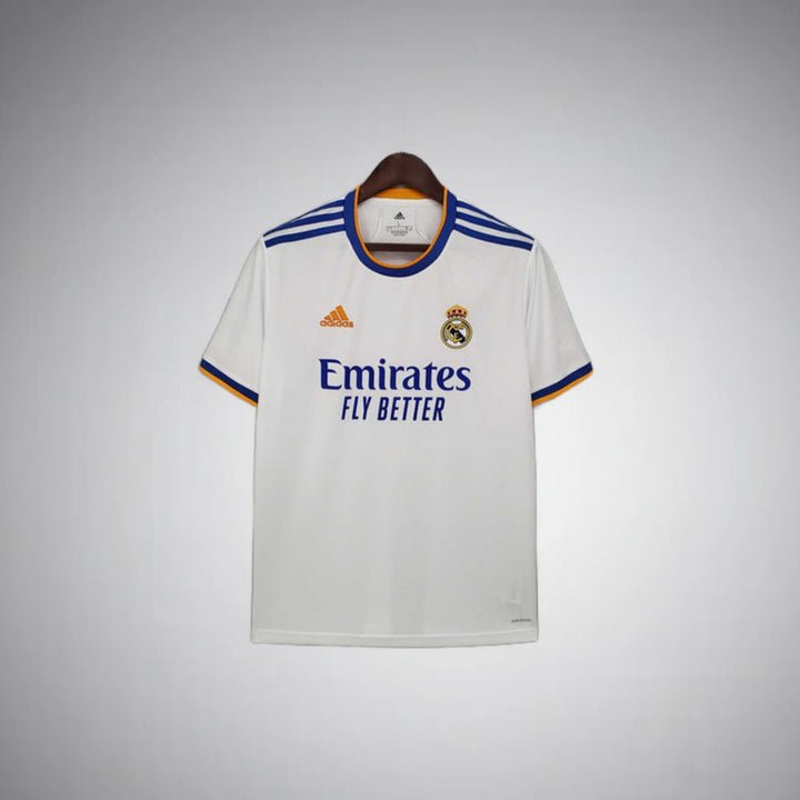 Image of Real Madrid 2021 - 2022 Home Kit - Premium Quality Jersey at FootballPrestige.com