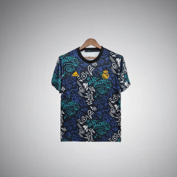 Image of Real Madrid 2022 Pre - match Kit - Premium Quality Jersey at FootballPrestige.com