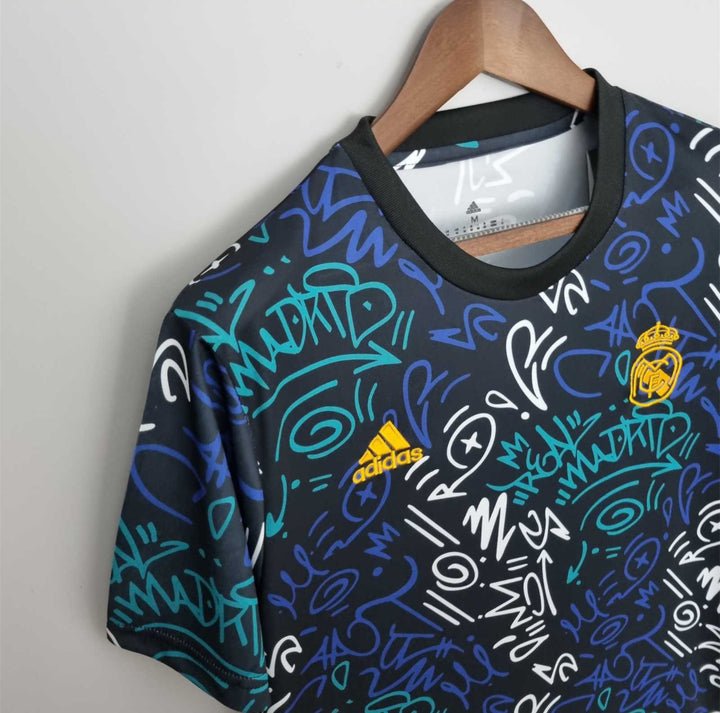 Image of Real Madrid 2022 Pre - match Kit - Premium Quality Jersey at FootballPrestige.com