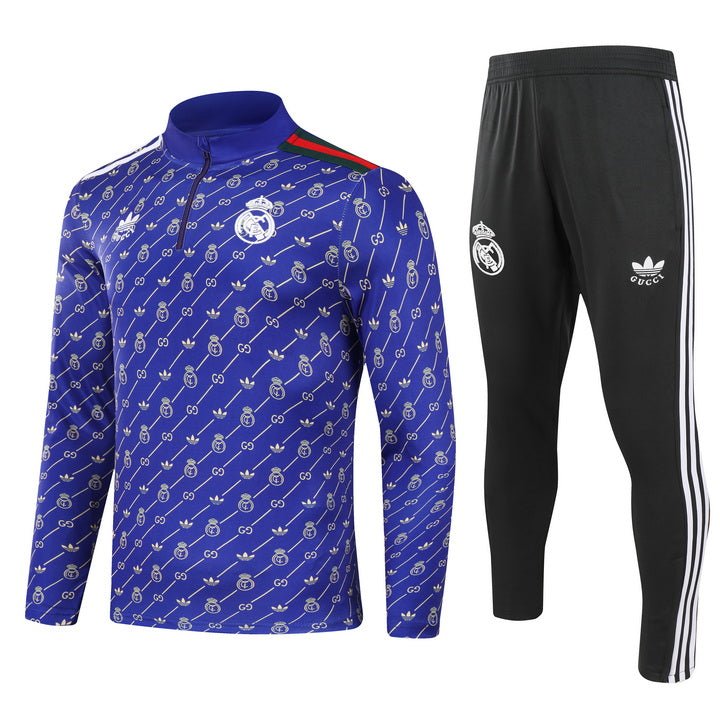 Image of Real Madrid x Gucci Premium Tracksuit - Premium Quality Jersey at FootballPrestige.com