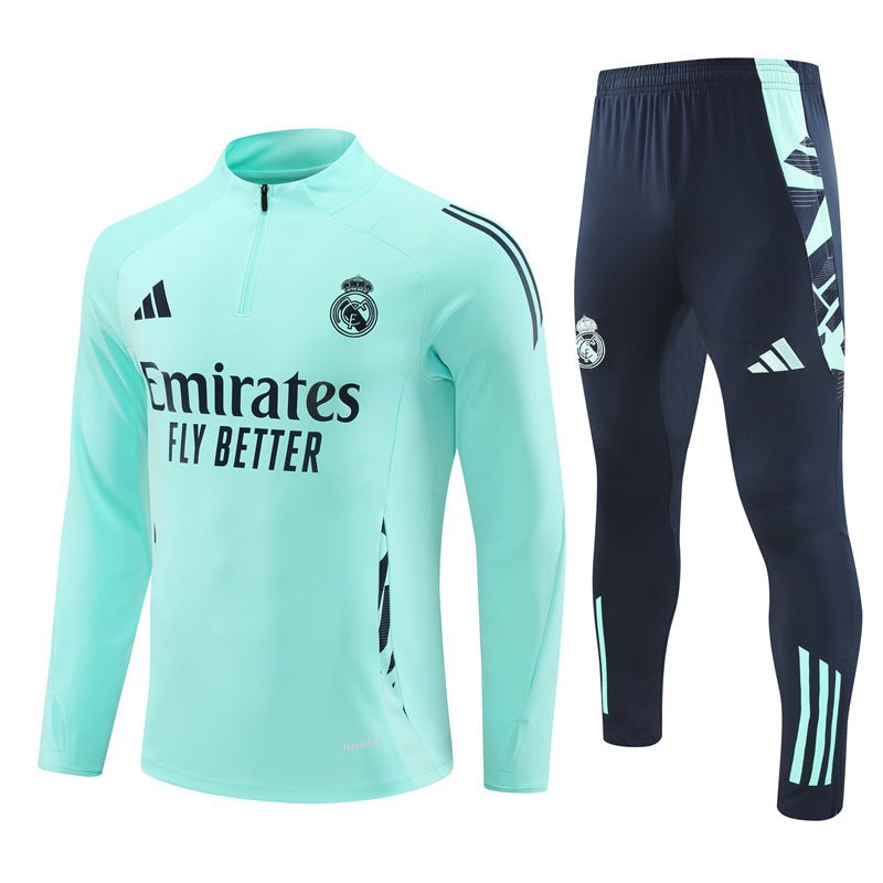 Image of Real Madrid x Tiffany Premium Tracksuit - Premium Quality Jersey at FootballPrestige.com