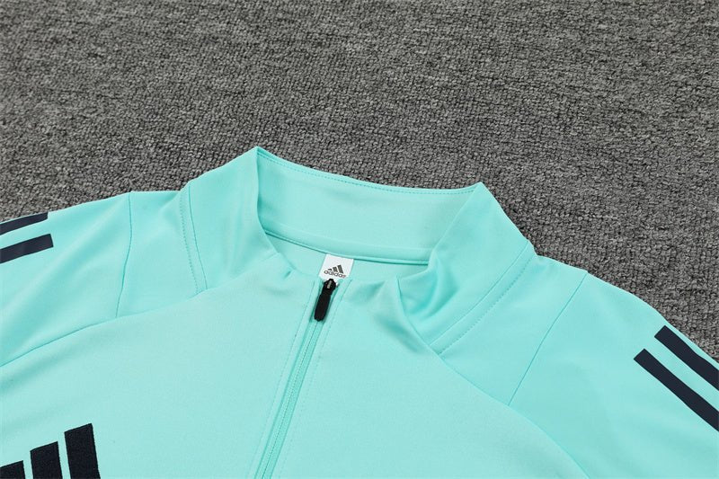 Image of Real Madrid x Tiffany Premium Tracksuit - Premium Quality Jersey at FootballPrestige.com