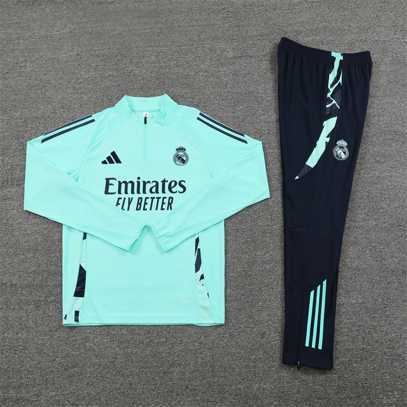 Image of Real Madrid x Tiffany Premium Tracksuit - Premium Quality Jersey at FootballPrestige.com