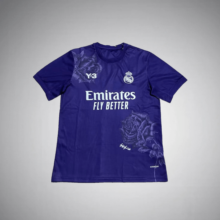 Image of Real Madrid x Y3 24/25 4th Kit Purple - Premium Quality Jersey at FootballPrestige.com